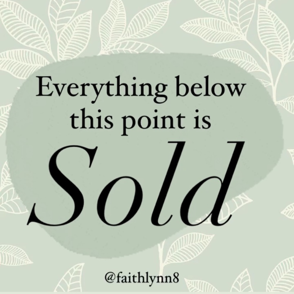 Sold items ✨👇